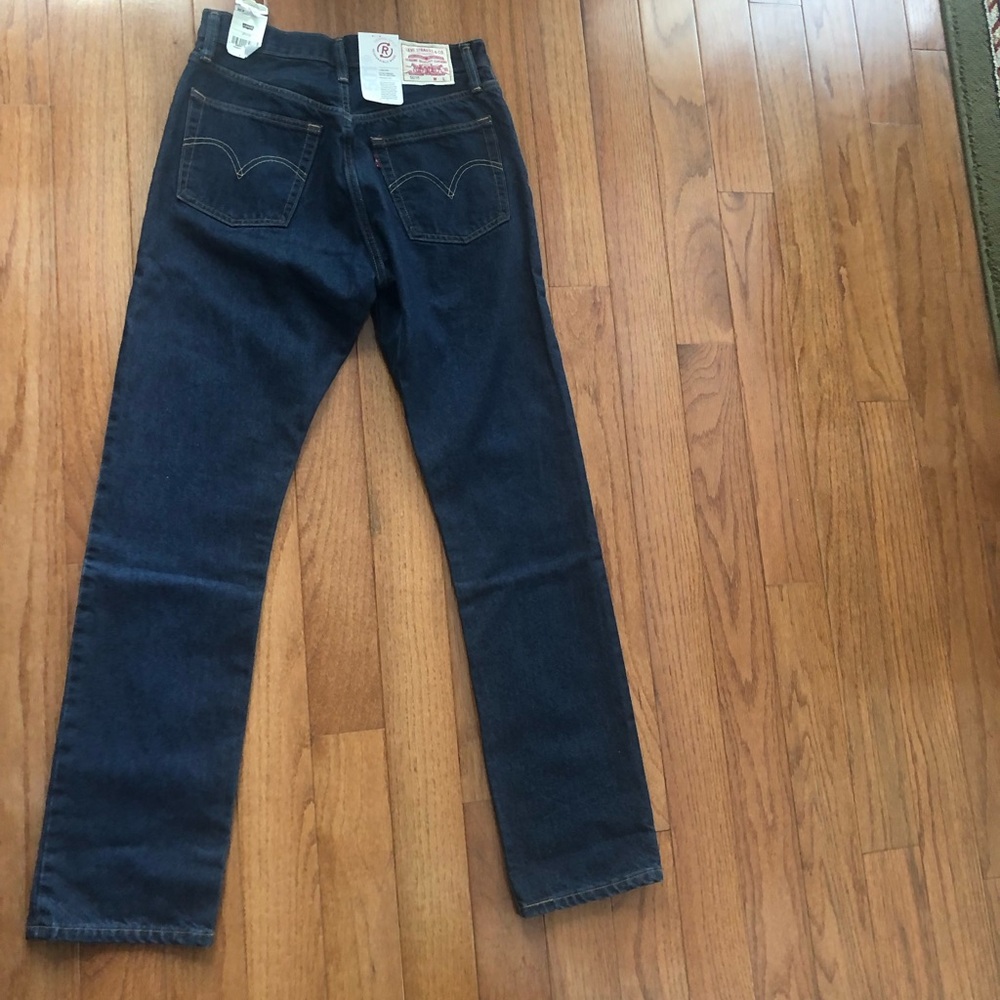 NWT Levi's 501 Original High Rise Button Up Women's Straight Leg Jeans - Picture 3 of 12